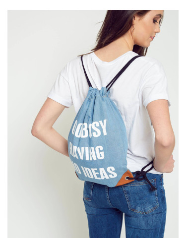 Too Busy denim bag Blue