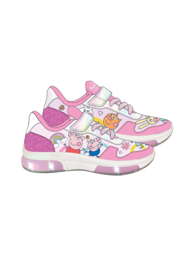 SPORTY SHOES PVC SOLE WITH LIGHTS PEPPA PIG