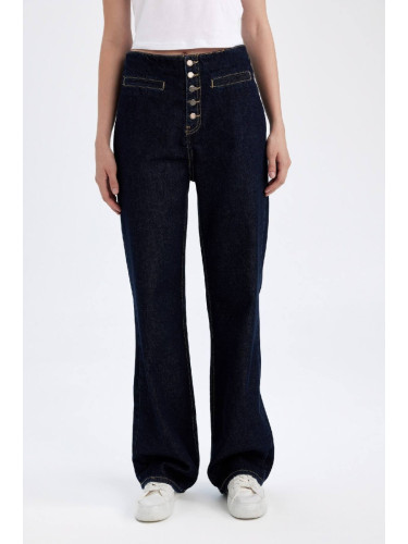 DEFACTO 90's Wide Leg High Waist Long Jeans