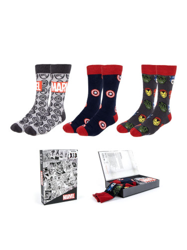 SOCKS PACK 3 PIECES MARVEL