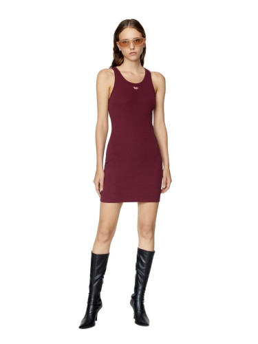 Diesel Dress - D-TANK-D DRESS burgundy