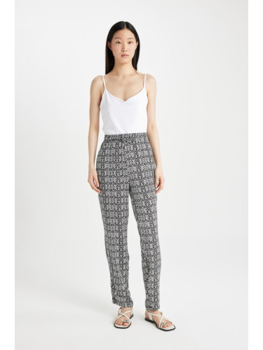 DEFACTO Harem Pocket High Waist Viscose Trousers