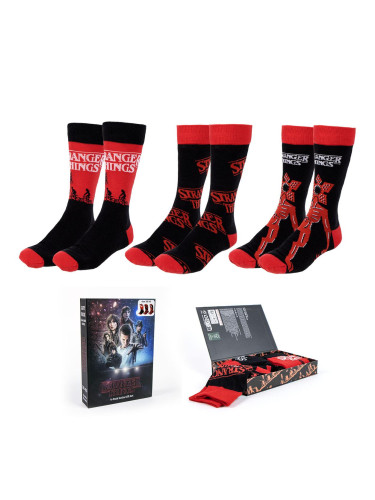 SOCKS PACK 3 PIECES STRANGER THINGS