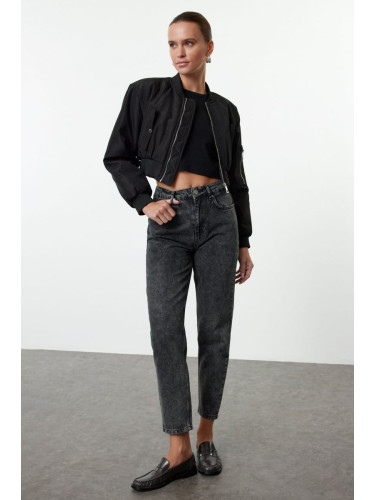 Trendyol Black High Waist Mom Jeans