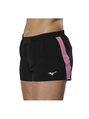 Women's shorts Mizuno Aero 2.5 Short Black/Wild Orchid