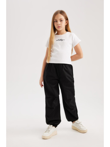 DEFACTO Girl's Parachute Cotton Trousers