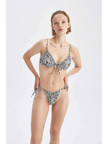 DEFACTO Fall In Love Regular Fit Printed Bikini Bottom