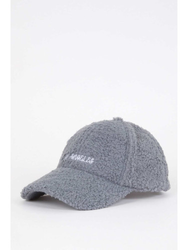 DEFACTO Women's Plush Cap Hat