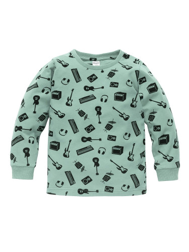 Pinokio Kids's Let's Rock Longsleeve Blouse