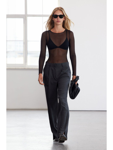 Trendyol Limited Edition Black Wide Leg Woven Trousers