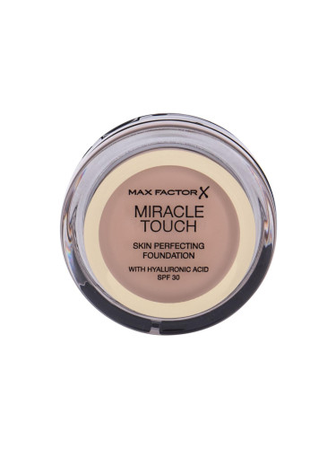 Max Factor Miracle Touch Skin Perfecting SPF30 Фон дьо тен за жени 11,5 g Нюанс 045 Warm Almond