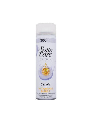 Gillette Satin Care Olay Vitamin E Burst Shave Gel Гел за бръснене за жени 200 ml
