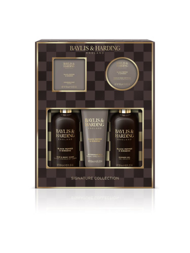 Baylis & Harding Black Pepper & Ginseng подаръчен комплект (за вана) за мъже