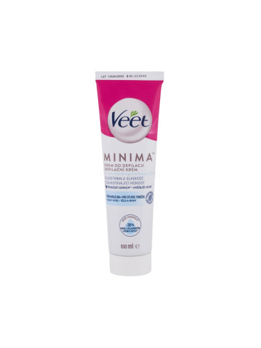Veet Minima Hair Removal Cream Sensitive Skin Продукти за депилация за жени 100 ml