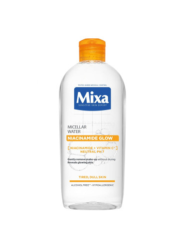 Mixa Niacinamide Glow Micellar Water Мицеларна вода за жени 400 ml