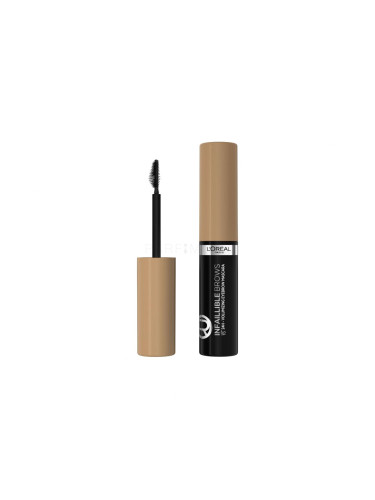 L'Oréal Paris Infaillible Brows Volumizing Eyebrow Mascara Спирала за вежди за жени 4,4 ml Нюанс 7.0 Blonde