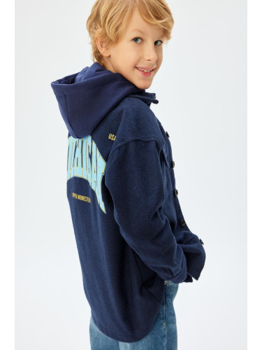 Koton Navy Blue Boy Jacket