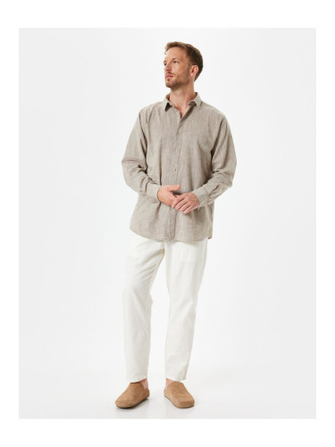 Koton Long Sleeve Shirt Textured Cotton