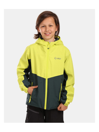 Boys' outdoor jacket Kilpi ORLETI-JB Dark green