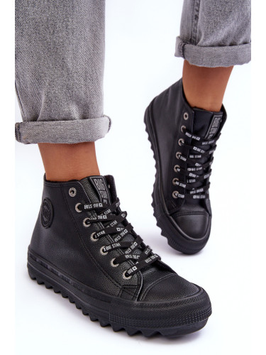 Дамски кецове. BIG STAR SHOES BLK