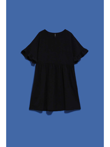 WOMEN'S DRESS L-SU-4033 BLACK