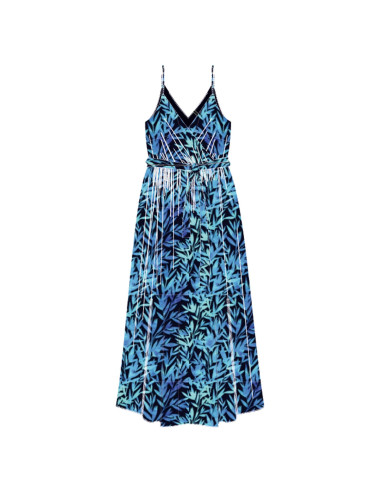 WOMEN'S DRESS L-SU-4062 L.Blue