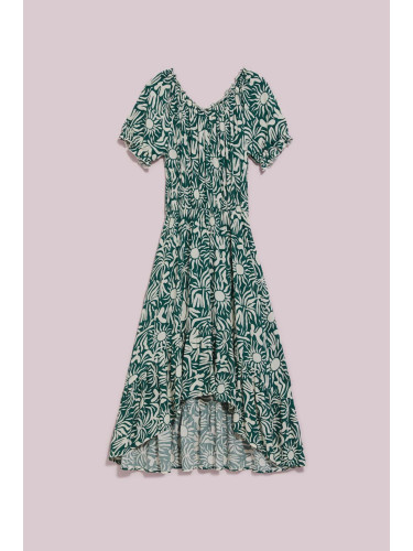 WOMEN'S DRESS L-SU-4040 PALM LEAF