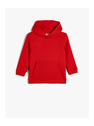 Koton Boy's Red Sweatshirt