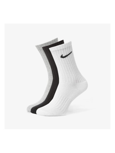 Nike Чорапи 3Ppk Value Cotton Crew дамски Аксесоари Чорапи SX4508-965 Многоцветен