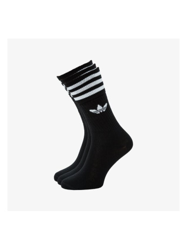 Adidas Чорапи 3-Pack Socks High Crew дамски Аксесоари Чорапи S21490 Черен