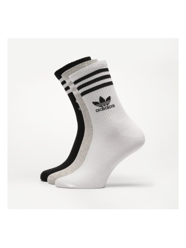 Adidas Чорапи 3-Pack Socks Crew дамски Аксесоари Чорапи IL5023 Многоцветен