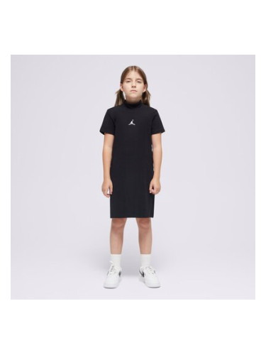 Jordan Рокля Jdg Jumpman Ribbed Taping Анцуг Girl детски Дрехи Къси панталони и рокли 45D380-023 Черен