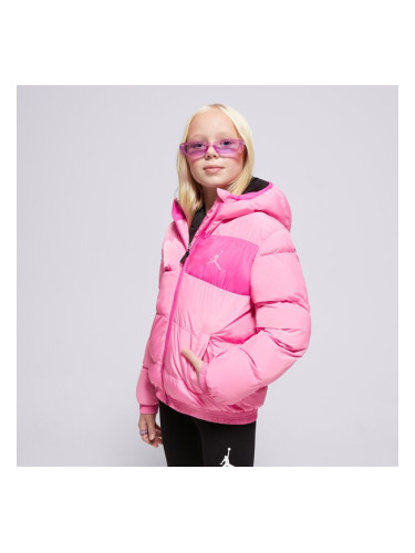 Jordan Яке Зимно Essential Midweight Puffer Girl детски Дрехи Якета 45D195-AFN Розов