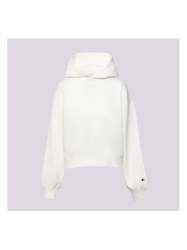 Champion Суитчър С Качулка Hooded Sweatshirt дамски Дрехи Суичъри 117539WW003 Бял