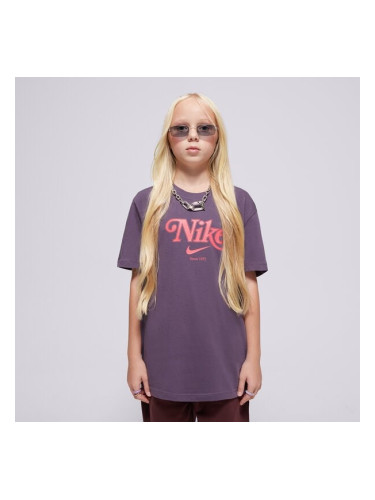 Nike Тениска G Nsw Trend Bf Tee Girl детски Дрехи Тениски HM0528-573 Тъмносин