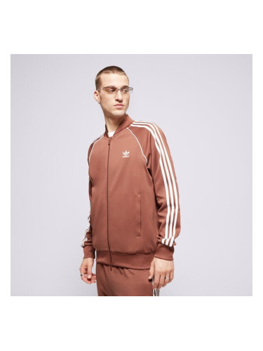 Adidas Суитчър Със Закопчаване Sst Tt мъжки Дрехи Суичъри IY9855 Кафяв