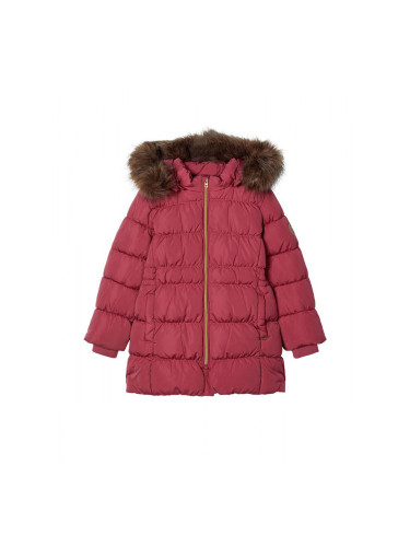 NAME IT Molly Long Down Jacket Rose Wine