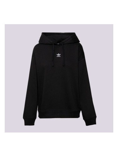 Adidas Суитчър С Качулка Ess Hoodie дамски Дрехи Суичъри IW5711 Черен