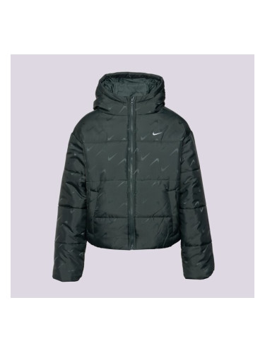 Nike Яке Пухен W Nsw Tf Snfl Nk Clsc Pfr Aop дамски Дрехи Зимни якета FV7941-338 Зелен