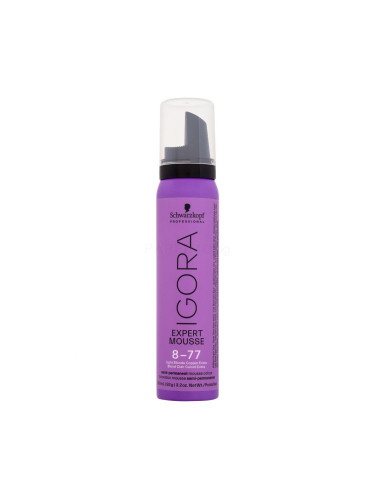 Schwarzkopf Professional Igora Expert Mousse Боя за коса за жени 100 ml Нюанс 8-77 Light Blonde Copper Extra