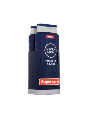 Nivea Men Protect & Care Duopack Душ гел за мъже 2x500 ml