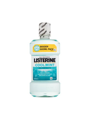 Listerine Cool Mint Mild Taste Mouthwash Вода за уста 600 ml