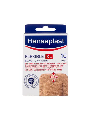 Hansaplast Elastic Flexible XL Plaster Лепенки 10 бр