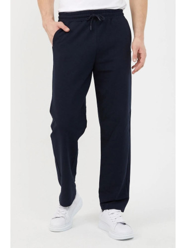 82904 Dewberry Straight Leg Relaxed Cut Mens Sweatpant-NAVY