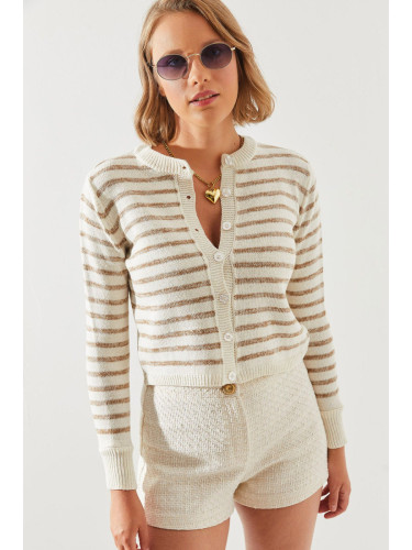 Bianco Lucci Striped Sweater