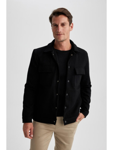 DEFACTO Relax Fit Long Sleeve Shirt Jacket