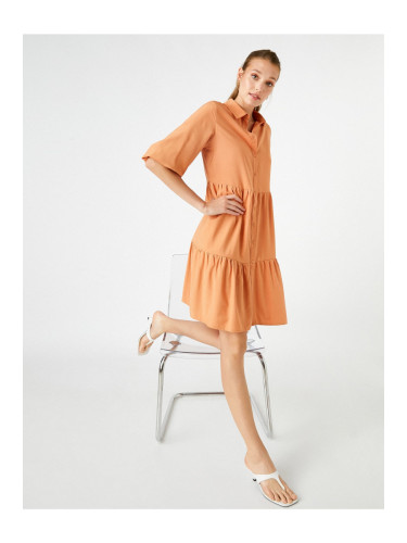 Koton Shirt Dress Balloon Sleeve