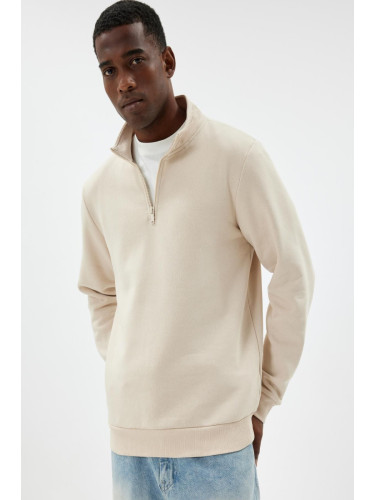 Koton Beige Men's Adult Sweatshirt