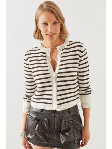 Bianco Lucci Striped Sweater