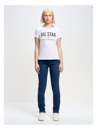 Big Star Woman's T-shirt_ss T-shirt 152084 Cream-101